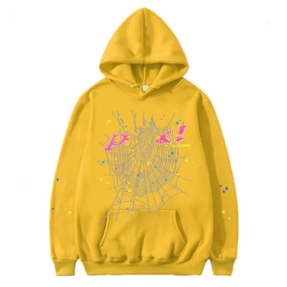 Yellow Graphic Hoodie